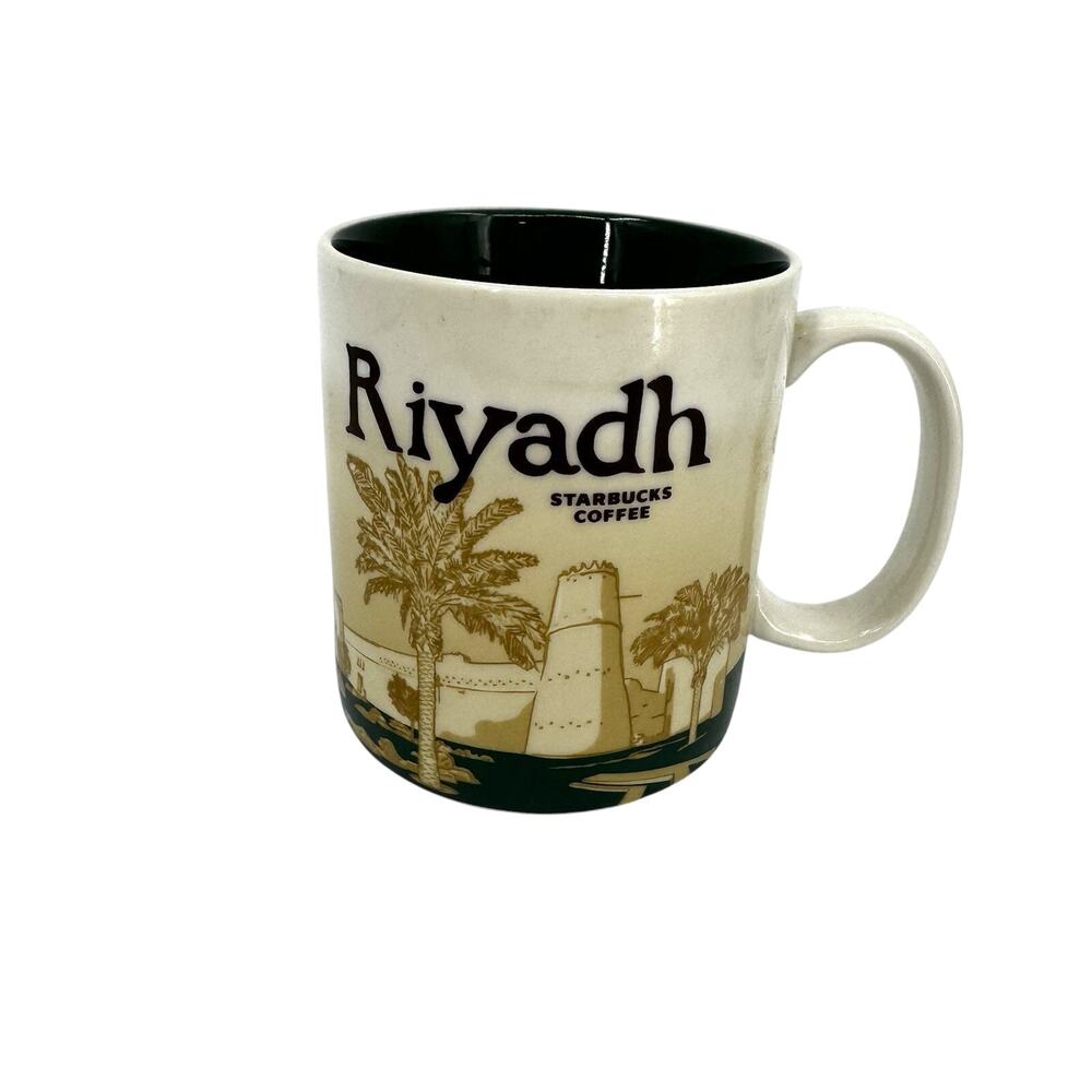 Riyahd Starbucks Coffee Cup Mug Saudi Arabia Icon Series Travel Souvenir